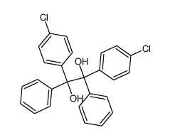 1,2-bis(4-chlorophenyl)-1,2-diphenyl-1,2-ethanediol Structure