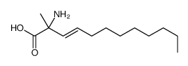 (2R)-2-amino-2-methyldodec-3-enoic acid结构式