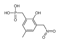 [2-hydroxy-5-methyl-3-(nitromethyl)phenyl]methylphosphonic acid结构式