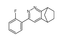 5,8-Methanocinnoline, 3-(2-fluorophenyl)-5,6,7,8-tetrahydro结构式