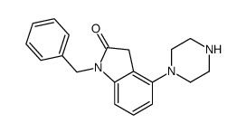 1-benzyl-4-piperazin-1-yl-3H-indol-2-one结构式