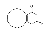 (R)-13-methyl-bicyclo[8.4.0]tetradec-1(10)-en-11-one结构式