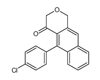 5-(4-chlorophenyl)-1H-benzo[g]isochromen-4-one结构式
