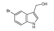 (5-Bromo-1H-indol-3-yl)methanol Structure