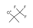 Trifluoro-t-butoxy radical Structure