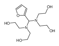 2-[[[bis(2-hydroxyethyl)amino]-(furan-2-yl)methyl]-(2-hydroxyethyl)amino]ethanol Structure