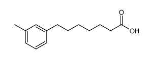 Benzeneheptanoic acid, 3-methyl- Structure