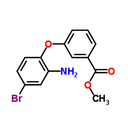 Methyl 3-(2-amino-4-bromophenoxy)benzoate Structure