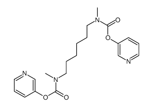 dipyridin-3-yl hexane-1,6-diylbis(Methylcarbamate)结构式