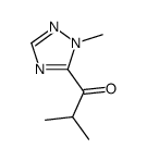 2-methyl-1-(2-methyl-1,2,4-triazol-3-yl)propan-1-one结构式