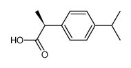 (S)-2-(4'-isopropylphenyl) propionic acid Structure