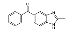 5-benzoyl-2-methyl benzimidazole结构式