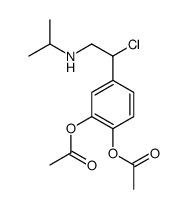 [2-acetyloxy-4-[1-chloro-2-(propan-2-ylamino)ethyl]phenyl] acetate结构式