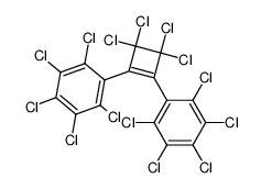 perchloro-1,2-diphenylcyclobutene Structure