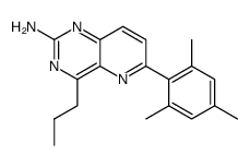 4-n-propyl-6-(2,4,6-trimethylphenyl)pyrido[3,2-d]pyrimidin-2-ylamine结构式