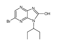 6-bromo-1-(pentan-3-yl)-1H-imidazo[4,5-b]pyrazin-2-ol Structure