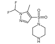 1-{[1-(Difluoromethyl)-5-methyl-1H-pyrazol-4-yl]sulfonyl}piperazi ne picture