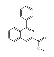 methyl 1-phenylisoquinoline-3-carboxylate结构式