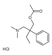 [2-[(dimethylamino)methyl]-2-phenylbutyl] acetate,hydrochloride结构式