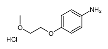 4-(2-methoxyethoxy)aniline,hydrochloride Structure