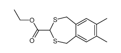 7,8-dimethyl-1,5-dihydro-benzo[e][1,3]dithiepine-3-carboxylic acid ethyl ester Structure