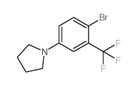 1-(4-溴-3-三氟甲基苯基)吡咯烷图片