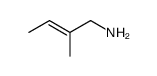(E)-2-Methyl-2-buten-1-amin Structure