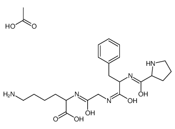 PRO-PHE-GLY-LYS structure