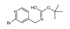 4-(N-Boc-aminomethyl)-2-Bromopyridine structure