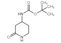 (S)-(2-氧代哌啶-4-基)氨基甲酸叔丁酯结构式