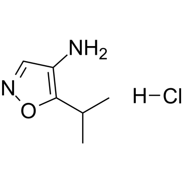 5-(propan-2-yl)-1,2-oxazol-4-amine hydrochloride Structure