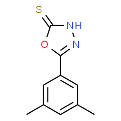 5-(3,5-DIMETHYLPHENYL)-1,3,4-OXADIAZOLE-2(3H)-THIONE结构式