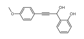 1-(2-hydroxyphenyl)-3-(4-methoxyphenyl)prop-2-yn-1-ol Structure