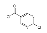 5-Pyrimidinecarbonyl chloride, 2-chloro- (9CI) structure