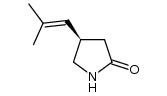 (4R)-4-(2-methylprop-1-enyl)pyrrolidin-2-one Structure