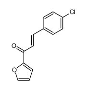 (E)-3-(4-chlorophenyl)-1-(furan-2-yl)prop-2-en-1-one Structure