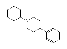 1-cyclohexyl-4-phenylpiperidine结构式