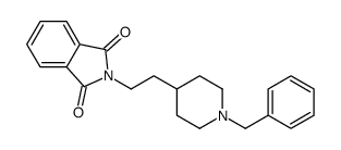 2-[2-(1-benzylpiperidin-4-yl)ethyl]isoindole-1,3-dione结构式