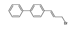 (E)-4-(3-bromoprop-1-en-1-yl)-1,1'-biphenyl结构式