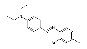 4-[(2-bromo-4,6-dimethylphenyl)diazenyl]-N,N-diethylaniline Structure