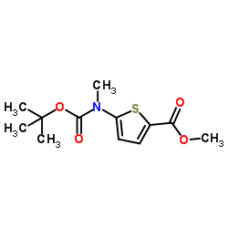 METHYL 5-(TERT-BUTOXYCARBONYL(METHYL)AMINO)THIOPHENE-2-CARBOXYLATE picture