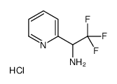 2,2,2-Trifluoro-1-(pyridin-2-yl)ethanamine hydrochloride structure