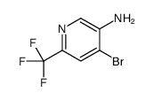 4-Bromo-6-trifluoromethyl-pyridin-3-ylamine Structure