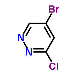 5-Bromo-3-chloropyridazine Structure