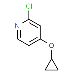 2-Chloro-4-cyclopropoxypyridine Structure