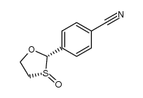 (1R,2S)-cis-2-p-cyanophenyl-1,3-oxathiolane-1-oxide结构式