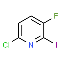 6-氯-3-氟-2-碘吡啶结构式