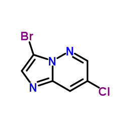 3-Bromo-7-chloroimidazo[1,2-b]pyridazine Structure