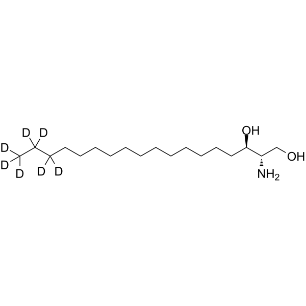 D-Erythro-dihydrosphingosine-d7 structure