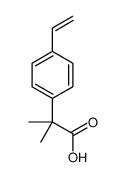 2-Methyl-2-(4-vinylphenyl)propanoic acid structure